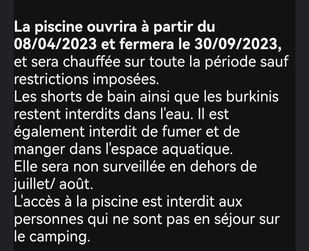 Mobil Home Climatise Camping Novella Port-la-Nouvelle Eksteriør bilde